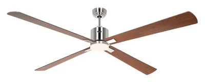 Immagine prodotto di Ventilatore da soffitto ECO NEO III 180 cromato spazzolato - noce/ciliegio, WiFi con luce