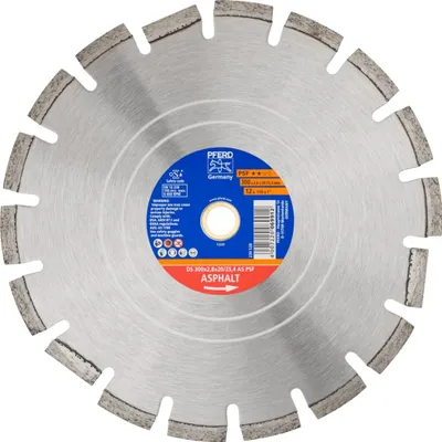 Produktbild von PFERD TOOLS Diamant-Trennscheibe DS 300x2,8x20/25,4 mm PSF für schnelles Trennen von Asphalt