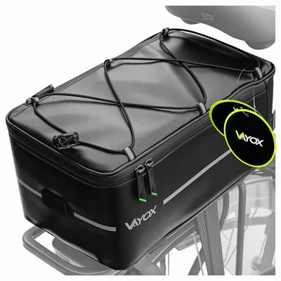 Produktbild von Vayox Fahrradtasche VA0166 | 8 L | Regenschutz | Easy-Mount | Schwarz