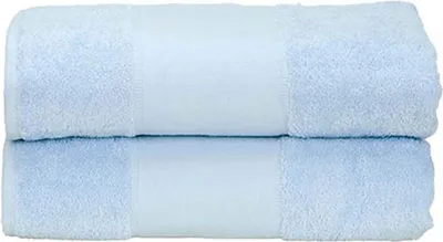 Produktbild von A&R 701.50 | PrintMe Bath Towel / 70 x 140 cm - Farbe: Light Blue - Größe: 70 x 140 cm