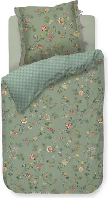 Produktbild von Pip Studio Perkal-Bettwäsche-Garnitur La Dolce Vita Farbe Green Größe 135x200