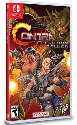 Produktbild von Konami Contra: Operation Galuga, Nintendo Switch, T (Jugendliche), Code in einer Box