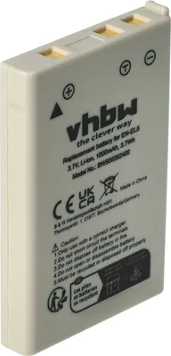 Produktbild von vhbw Akku kompatibel mit Klicktel Navigator K5, K410, K400 Kamera (1000 mAh, 3,6 V, Li-Ion)