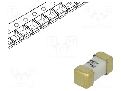 Produktbild von 1x Sicherung: Schmelz träge 125V 125VAC SMD 125VDC 2A  Keramik 0449002.MR SMD - Si