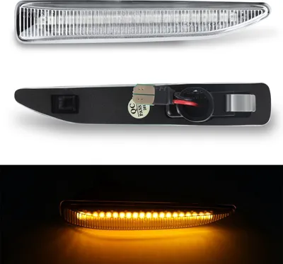 Produktbild von 2x LED Klarglas Seitenblinker Blinker SET für BMW 7er E65 E66 ab 2001-2008