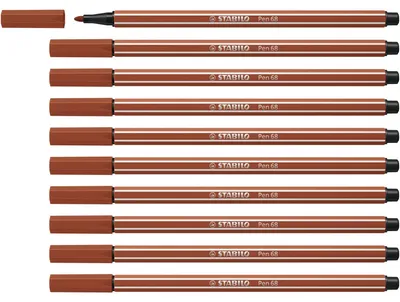 Image de STABILO Pen 68 stylo-feutre Marron 1 pièce(s)