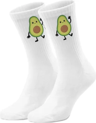 Produktbild von epicsocks Avocado Dreams Winkende Avocado Socken in 37-41 im Paar
