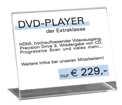 Produktbild von 10 sigel Tischaufsteller für 9,0 x 6,0 cm