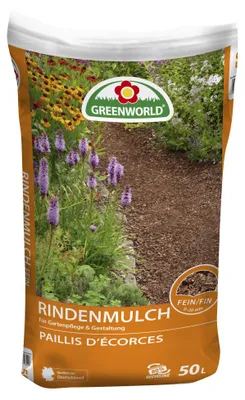 Produktbild von ASB Greenworld Qualitätsrindenmulch 50L fein 0-20 mm