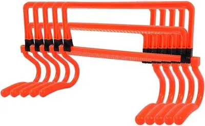 Produktbild von Famanu Trainingshürden 5-teilig - Verstellbar, Orange