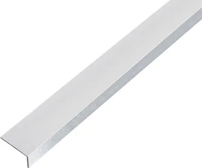 Immagine prodotto di Alberts 489250 Profilo angolare, autoadesivo, alluminio, argento pallinato, 1000 x 20 x 20 mm