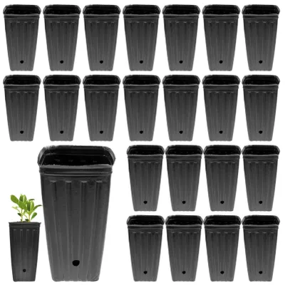 Image de Omgoods - Pots de culture réutilisables pour les pépinières (30 pièces, 10 x 20 cm)