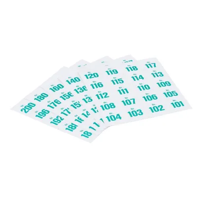 Zdjęcie produktu dla WOLF & APPENZELLER 400101 Klebenummern verschiedene Zahlen