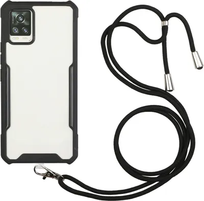 Produktbild von König Design Hülle kompatibel mit Samsung Galaxy A72 5G Kunststoff Handykette Cover - Case Handyhülle Schwarz