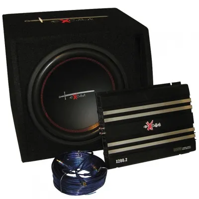 Produktbild von X1 BASSPACK 12 '' Subwoofer mit Verstärker und Kabelsatz