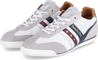 Zdjęcie produktu dla Pantofola d'Oro Męskie niskie trampki VASTO Biały skórzany mix Rozmiar: 45