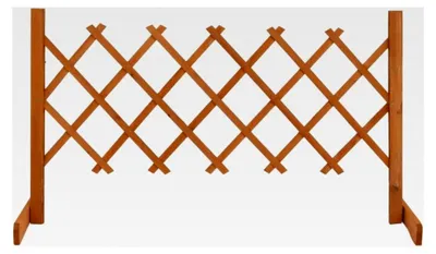 Produktbild von Rankhilfe Zaun orange 120x60cm aus Massivholz