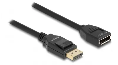 Image de DELOCK DisplayPort 1.2 Verlängerungskabel 4K 60 Hz 2 m