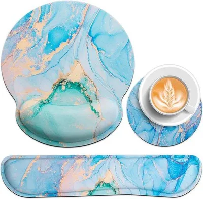 Produktbild von Ergonomische Mauspad mit Polstern und Verlichtung