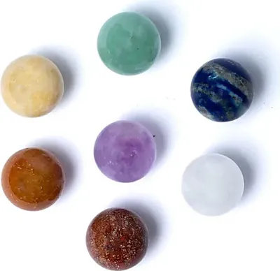 Obrázok produktu pre Feng Shui 7 čakrových drahých kameňov -- 2cm