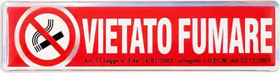 Immagine prodotto di Adesivo 3D divieto di fumo HQ