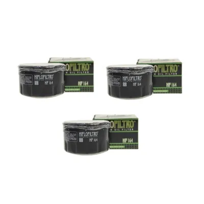 Produktbild von 3x Ölfilter HF164 für BMW C 400 600 650 / F 750 900 / K 1600 / R 1200 1250 / R 1800 // Kymco AK 550