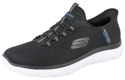 Produktbild von SKECHERS Slip-ins Herren Schlupfsneaker schwarz Textil vegan -  Größe: 46