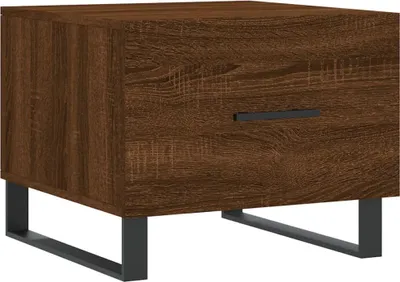 Obrázok produktu pre vidaXL Konferenčný stolík Brown Oak Optics 50x50x40 cm Drevo Materiál