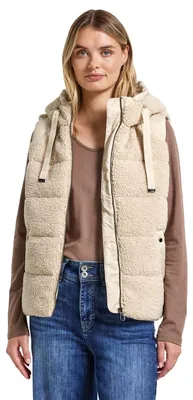 Produktbild von Street One Struktumix Teddy-Weste savannah sand 44