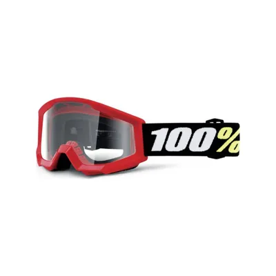 Zdjęcie produktu dla 100% Kinder Motocross Brille Strata Mini Goggle , rot