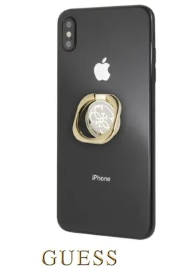 Zdjęcie produktu dla Guess 4G Metalowy stojak na pierścionki uniwersalny biały/złoty