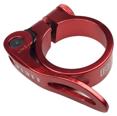 Produktbild von Fahrradsattelklemmung mit Schnellspanner, Aluminiumlegierung, 28,6/31,8/34,9 mm, rot