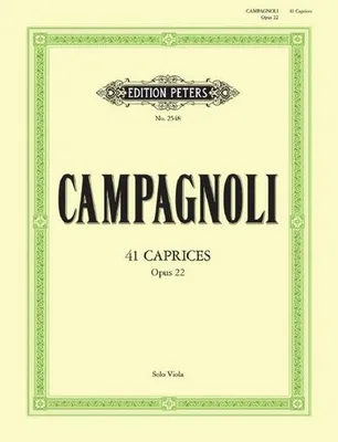 Immagine prodotto di 41 Caprices Op.22 for Solo Viola