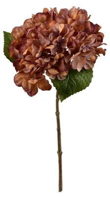 Immagine prodotto di Fiore artificiale in plastica, colore verde, ortensia, 35 cm, bianco, 1 pezzo