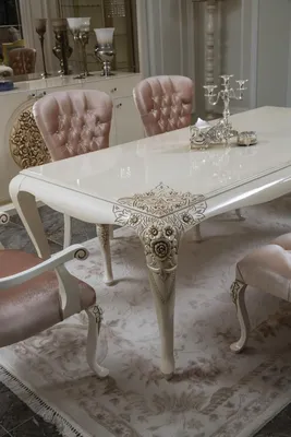 Produktbild von Luxus Esstisch Design Tisch Esszimmer Tische Holztische Italienische Möbel 228cm