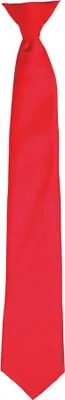 Image de Cravate homme Premier en satin à clipser RW4407 (taille unique) (rouge fraise)