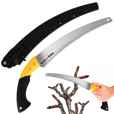 Image de scie à main, scie pour bois, scie pour branches et arbres, 320 mm