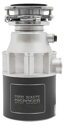 Image de Broyeur de déchets alimentaires pour évier - Fonctionnement continu - 560 W - 3/4 CV - 3 600 tr/min - 1,15 l - Acier inoxydable - Argent