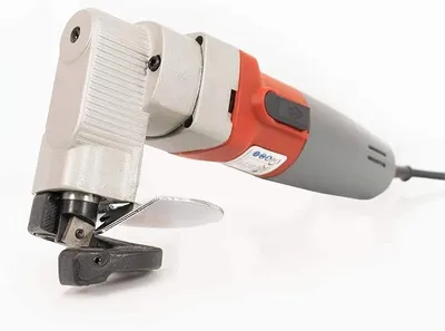 Immagine prodotto di Forbice elettrica per lamiere/troncatrice per metalli, potenza 500 W | Acciaio 2,5 mm, alluminio 3 mm