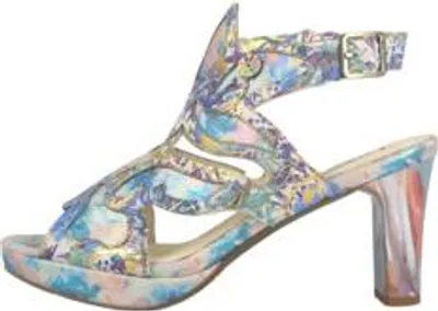 Produktbild von Laura Vita Sandaletten in Übergrößen Mehrfarbig HICAO 19 Bleu große Damenschuhe