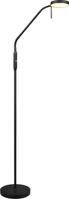 Zdjęcie produktu dla Lampa stojąca podłogowa nowoczesna czarna elastyczne ramię do czytania akumulator do salonu sypialni 160 cm zmienna barwa LED 3W MORENO RL