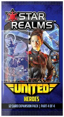 Produktbild von Asmodee Star Realms United: Heroes, Kartenspiel, 2 Jahr(e)