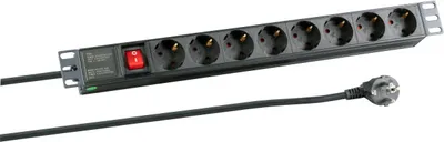 Obrázok produktu pre EFB Elektronik EFB-Elektronik - Viacnásobná zásuvka (montáž do stojana) - striedavý prúd 250 V - vstup, vstup CEE 7/7 - výstupné prípojky: 8 (CEE 7/3)