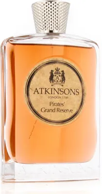 A bottle of Atkinsons Pirates' Grand Reserve Eau de Parfum.