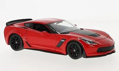 Produktbild von Welly 24085R Chevrolet Corvette Z06 2017 rot 1:24