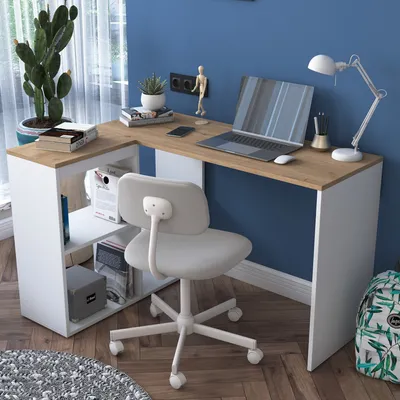 Image de Skye Decor, HA113- HA113 RAN, Couleur chêne,,Blanc, Tables basses, 74,8x120x50 cm, 100% panneau de particules mélaminé
