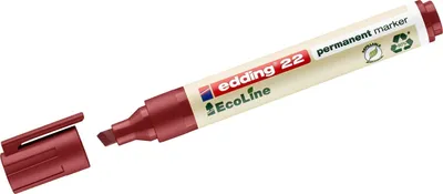 Immagine prodotto di 10 edding 22 Permanentmarker rot 1,0 - 5,0 mm