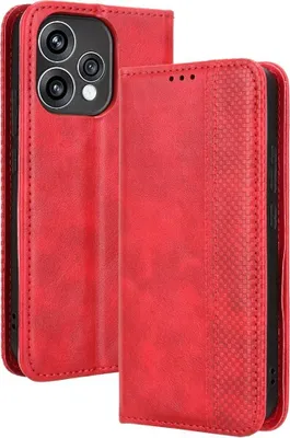 Produktbild von OPPO Reno15 Hülle - Coverup Vintage Style Klapphülle - Rot