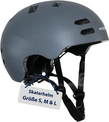 Image de HUDORA 20218126 - Casque patineur Allround - Gris - Taille 55-58 cm