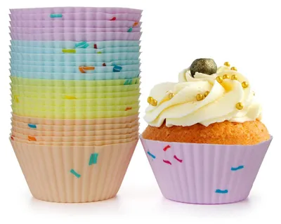 Obrázok produktu pre Sada 24 silikónových formičiek na muffiny s nepriľnavým povrchom